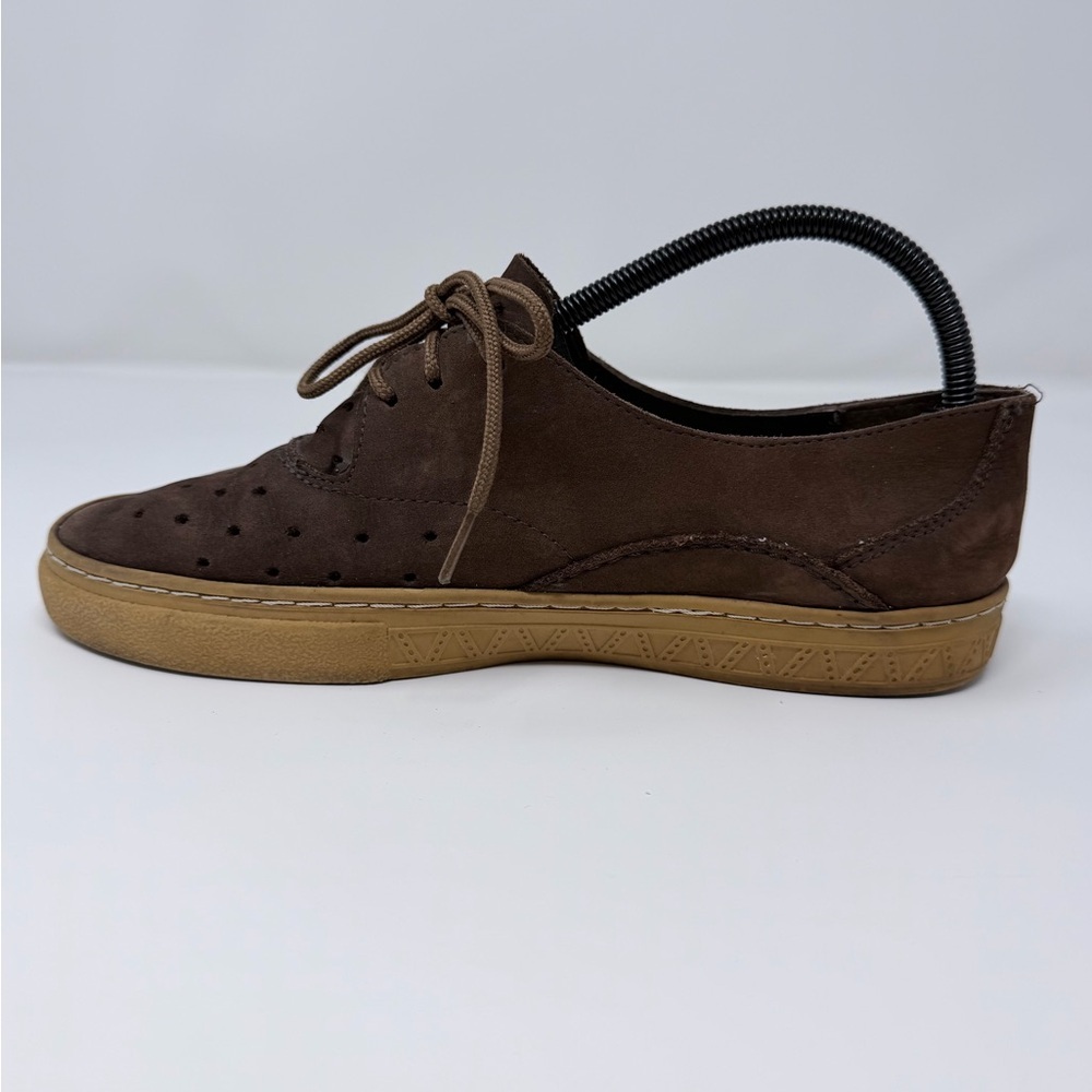 Oliberté Brown Leather Perforated Lace Up Shoes Men’s Size 40 EU Casual Comfort - Picture 4 of 12